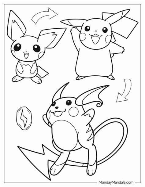 coloring pages pokemon pikachu|Pikachu Coloring Pages (Free Printables for All Ages)